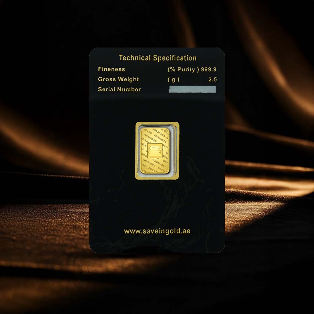 2.5 Grams Gold Bar (Save in Gold)